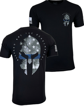 Howitzer Style Men's T-Shirt Respect Spartan Military Grunt MFG