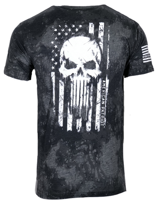 HOWITZER Clothing Men's T-Shirt SKULL FLAG