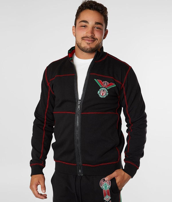 AMERICAN FIGHTER GARDENA Reversible Track Men's L/S ZIP Jacket Black