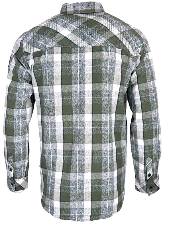 Howitzer Style Men's Button Down Flannel Gorge Military Grunt MFG