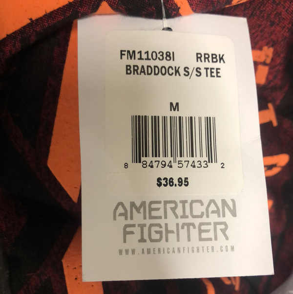 AMERICAN FIGHTER Men's T-Shirt BRADDOCK TEE Premium Athletic MMA