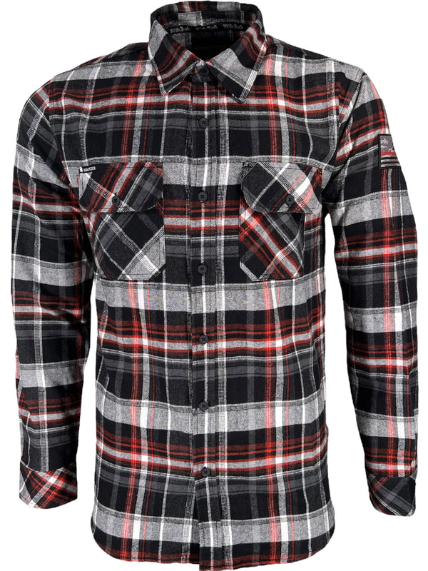 Howitzer Style Men's Button Down Flannel EXECUTE Military Grunt MFG *
