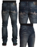 AFFLICTION GAGE APEX HODGES Men's Denim Jeans Black