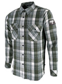 Howitzer Style Men's Button Down Flannel Gorge Military Grunt MFG