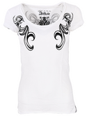 Archaic by Affliction Women's T-shirt Killer Widow ^