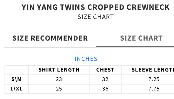 Bananas Monkey Women's Top YIN YANG TWINS Cropped Crewneck shirt