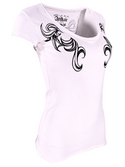 Archaic by Affliction Women's T-shirt Killer Widow ^