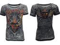 Affliction Women's T-Shirt Lita Creek  ^