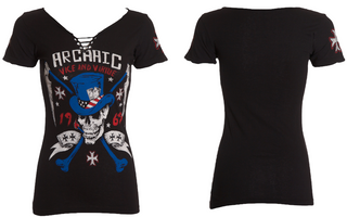Archaic by Affliction Women's T-shirt Joker