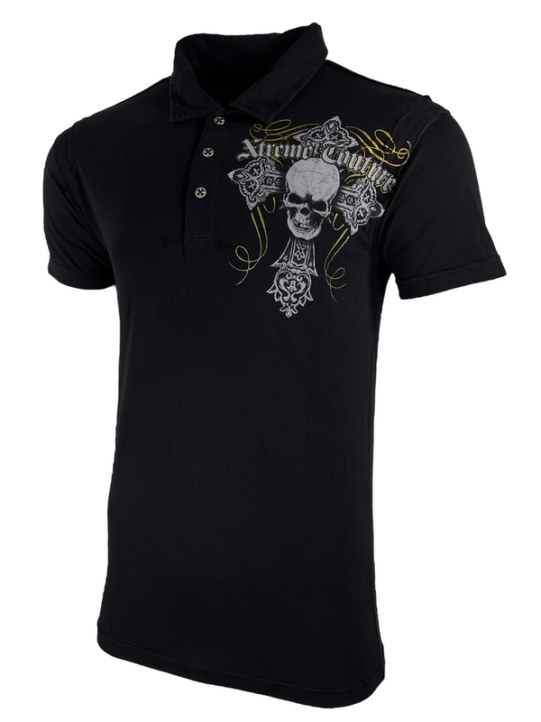 Xtreme Couture Men's Polo Shirt Heritage Black