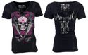 Rebel Saint by Affliction Women's T-shirt Queen Lord  ^