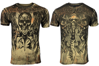 XTREME COUTURE by AFFLICTION Men's T-Shirt WAR BANNER Biker MMA