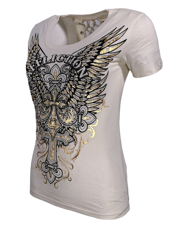 Affliction Women's T-Shirt Opus  ^