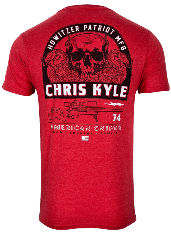 Howitzer Style Men's T-Shirt Chris kyle Snake Military Grunt MFG
