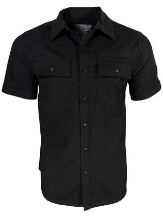 Affliction Men's Button Down Shirt Justify