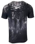 Rebel Saint By Affliction Men's T-shirt CARRIER Biker Skull Tattoo S-5XL