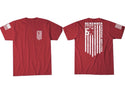 HOWITZER Clothing Men's T-Shirt S/S RED DEPLOYED Black Label