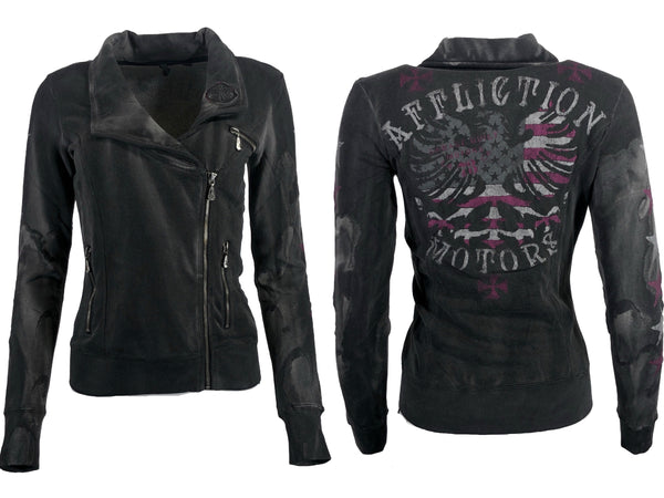 AFFLICTION L/S JAMISON Women's Jacket Black