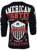 American Fighter Men's Long Sleeve Shirt Dalton Black