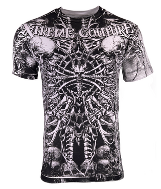 Xtreme Couture By Affliction Men's T-Shirt CATACOMBS White