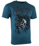 AFFLICTION Men's T-shirt BATTLE CRY DARK TEAL