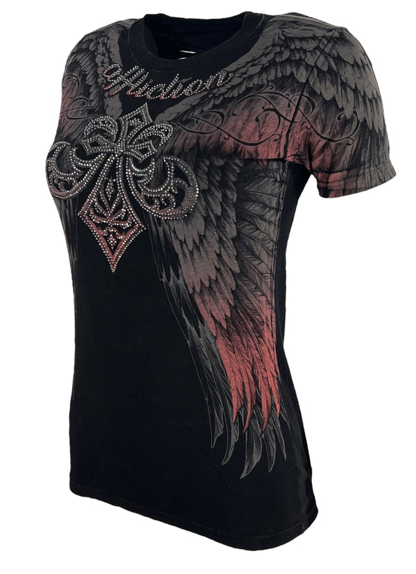 Affliction Women's T-Shirt Claressa  ^