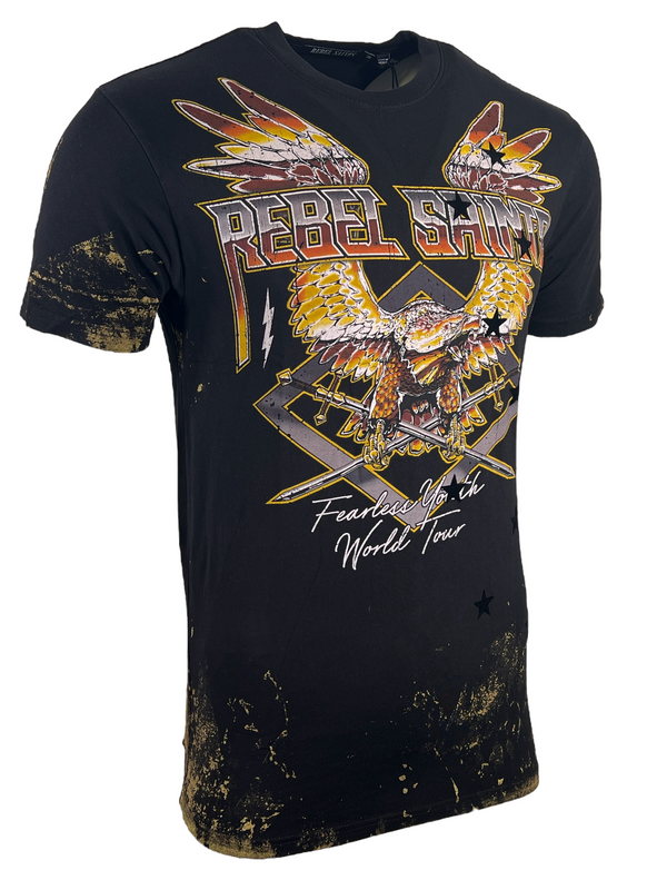 Rebel Saints By Affliction Men's T-shirt FEARLESS Premium Quality