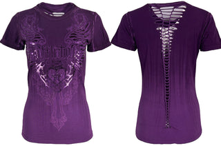 Affliction Women's T-Shirt Roseanna ^