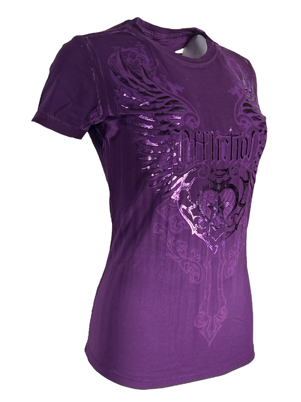 Affliction Women's T-Shirt Roseanna ^