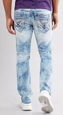 American Fighter Men's Denim Jeans Striker Cameron Wolfson Blue