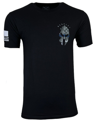 Howitzer Style Men's T-Shirt Respect Spartan Military Grunt MFG