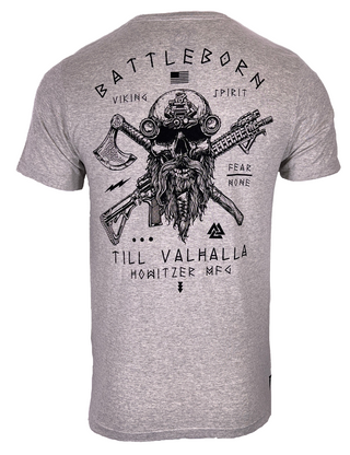 Howitzer Style Men's T-Shirt BATTLEBORN Military Grunt MFG