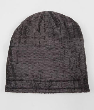 Affliction Men's Beanie Reversible AC ALCHEMIST Charcoal Black