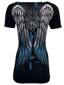 Rebel Saint by Affliction Women's T-shirt Mockingbird