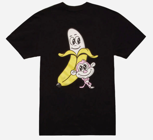 Bananas Monkey Men's T-shirt Ac family Premium Quality Black