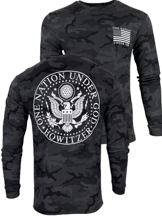 Howitzer Style Men's T-Shirt Under God Military Grunt MFG