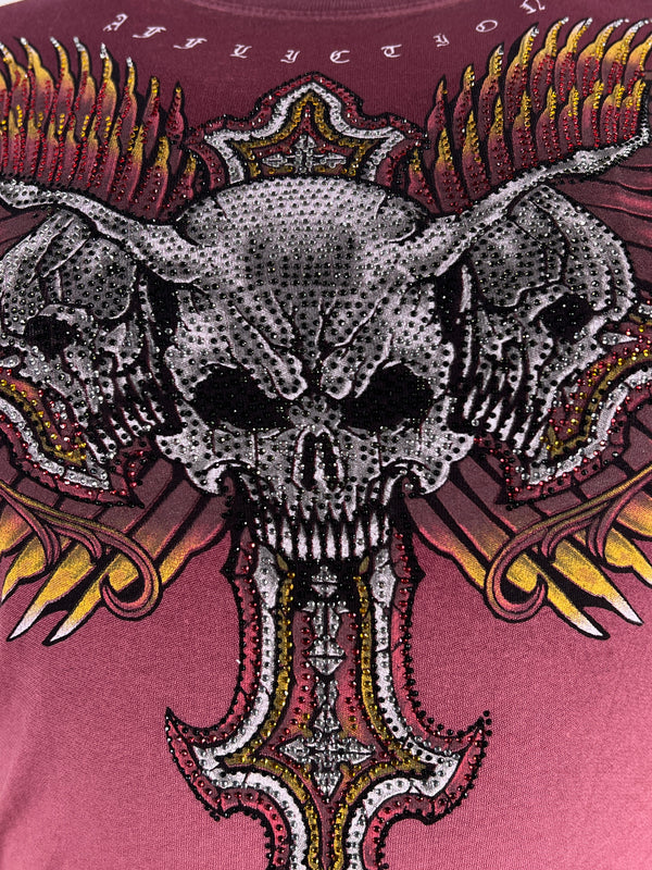 Affliction Women's T-Shirt Hyper Speed  ^