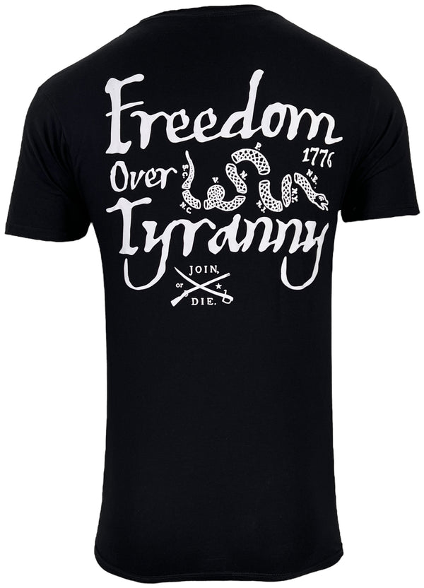 Howitzer Style Men's T-Shirt Over Tyranny Military Grunt MFG
