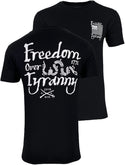Howitzer Style Men's T-Shirt Over Tyranny Military Grunt MFG