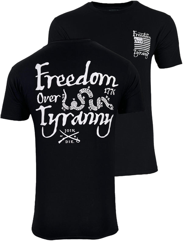 Howitzer Style Men's T-Shirt Over Tyranny Military Grunt MFG