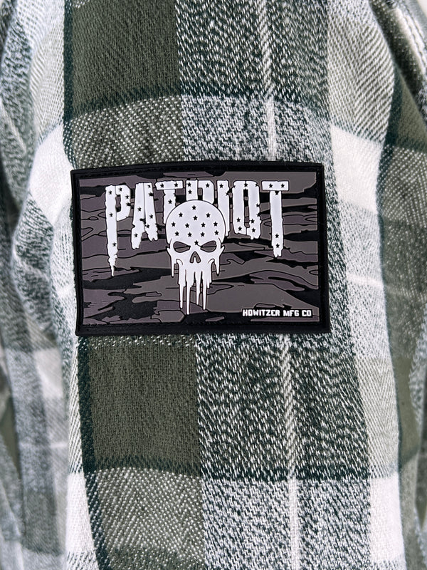 Howitzer Style Men's Button Down Flannel Gorge Military Grunt MFG