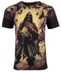 Rebel Saint By Affliction Men's T-shirt DEATH Biker Skull Tattoo S-5XL