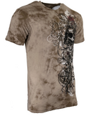 AFFLICTION Men's T-shirt INSUMAN NATURE Skull Biker S-3XL NWT