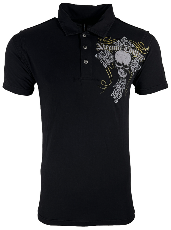 Xtreme Couture Men's Polo Shirt Heritage Black