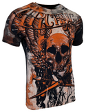 Archaic By Affliction Men's T-Shirt CADAVEROUS Black