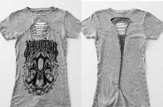 Affliction Women's T-Shirt Iconic Steel