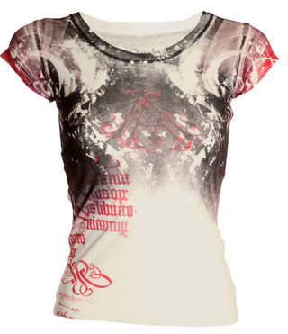 Archaic by Affliction Women's T-shirt Nightwatcher ^