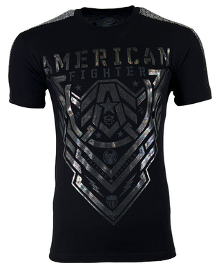 AMERICAN FIGHTER Mens T-shirt Aredale Black Athletic  XS-4XL *