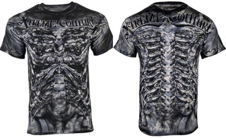Xtreme Couture By Affliction Men's T-Shirt BIOMECHANICAL Grey
