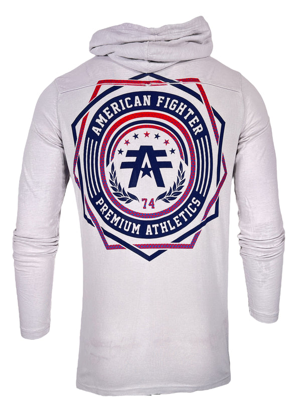 American Fighter Mens Long Sleeve Hoodie CAPELLA shirt Gray S-3XL  ^